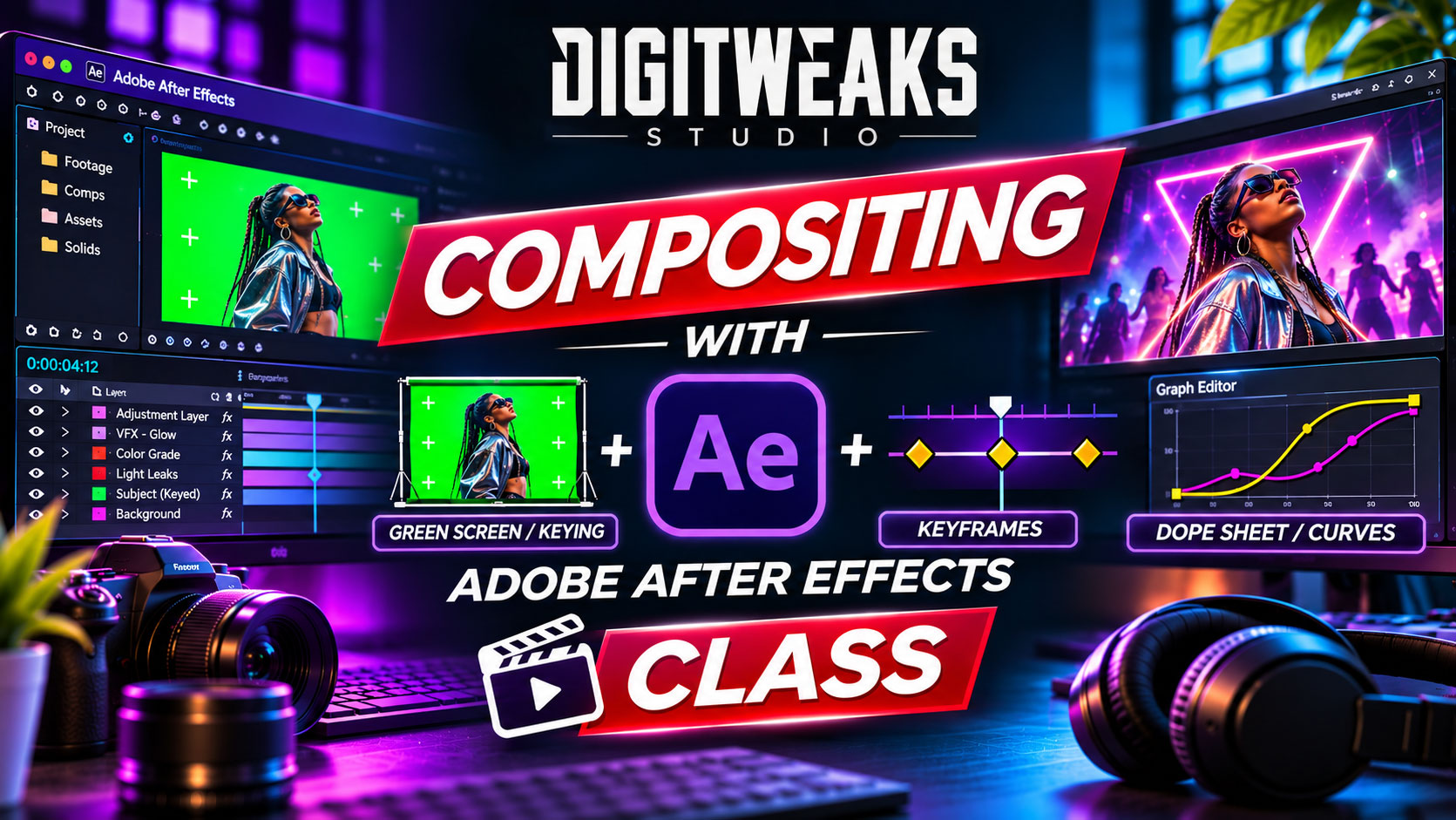 Compositing with Adobe After Effects class